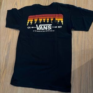 Vans approximately size small navy blue tee